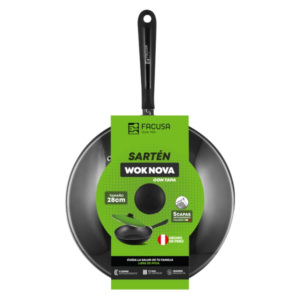SARTEN WOK FACUSA NOVA 28CM -75145782 - 1
