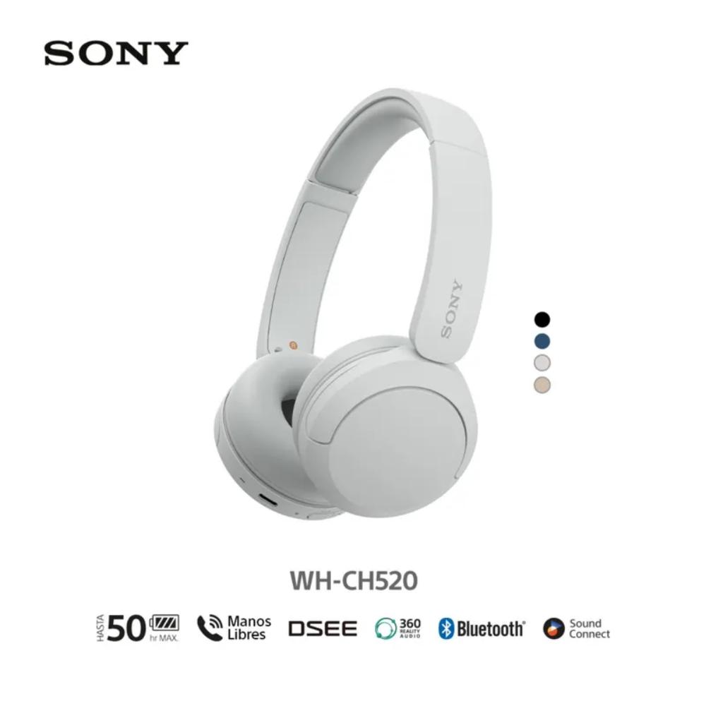 SONY AUDÍFONOS BLUETOOTH WH-CH520  BLANCO - 1