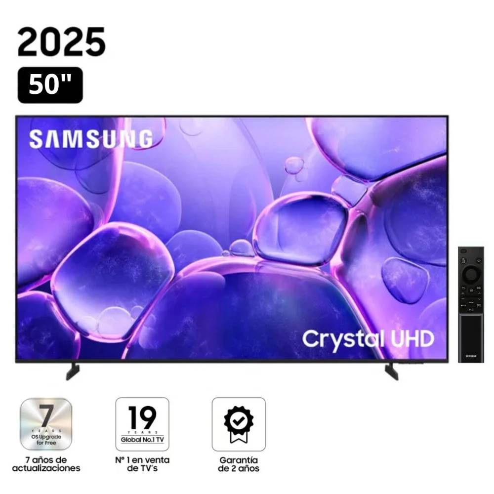 TELEVISOR SAMSUNG SMART TV 50' CRYSTAL UHD 4K UN50U8000FGXPE - 1