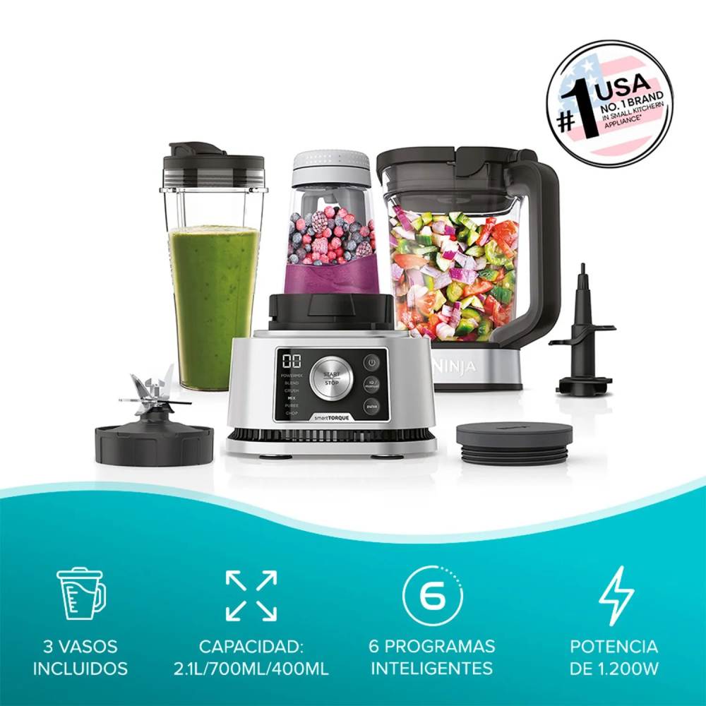 LICUADORA 1200W FOODIE 3 EN 1 NINJA CB350EU - 2