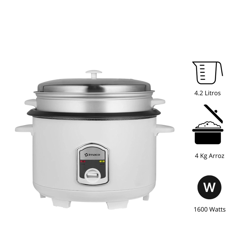 OLLA ARROCERA 4.2L IMACO RC42 BLANCO - 1