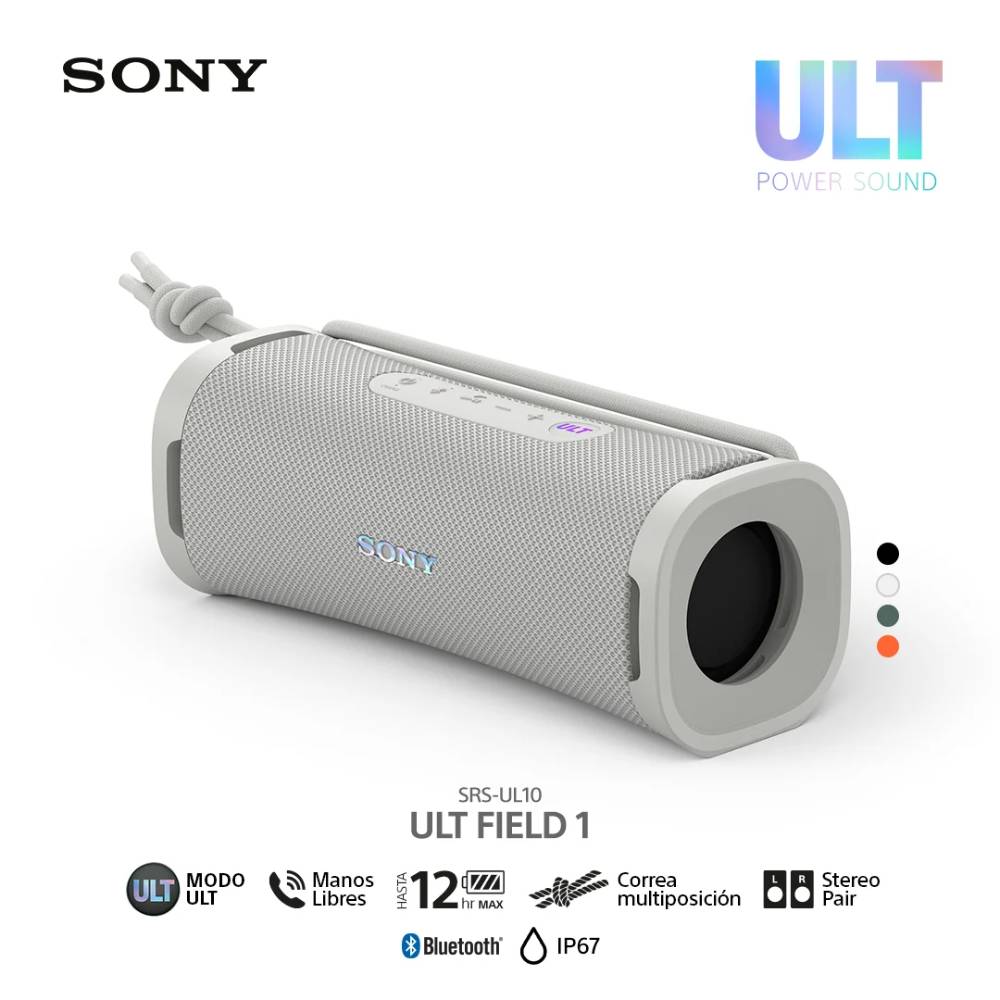 SONY PARLANTE BLUETOOTH SRS-ULT10 PORTÁTIL ULT FIELD 1 BLANCO - 1