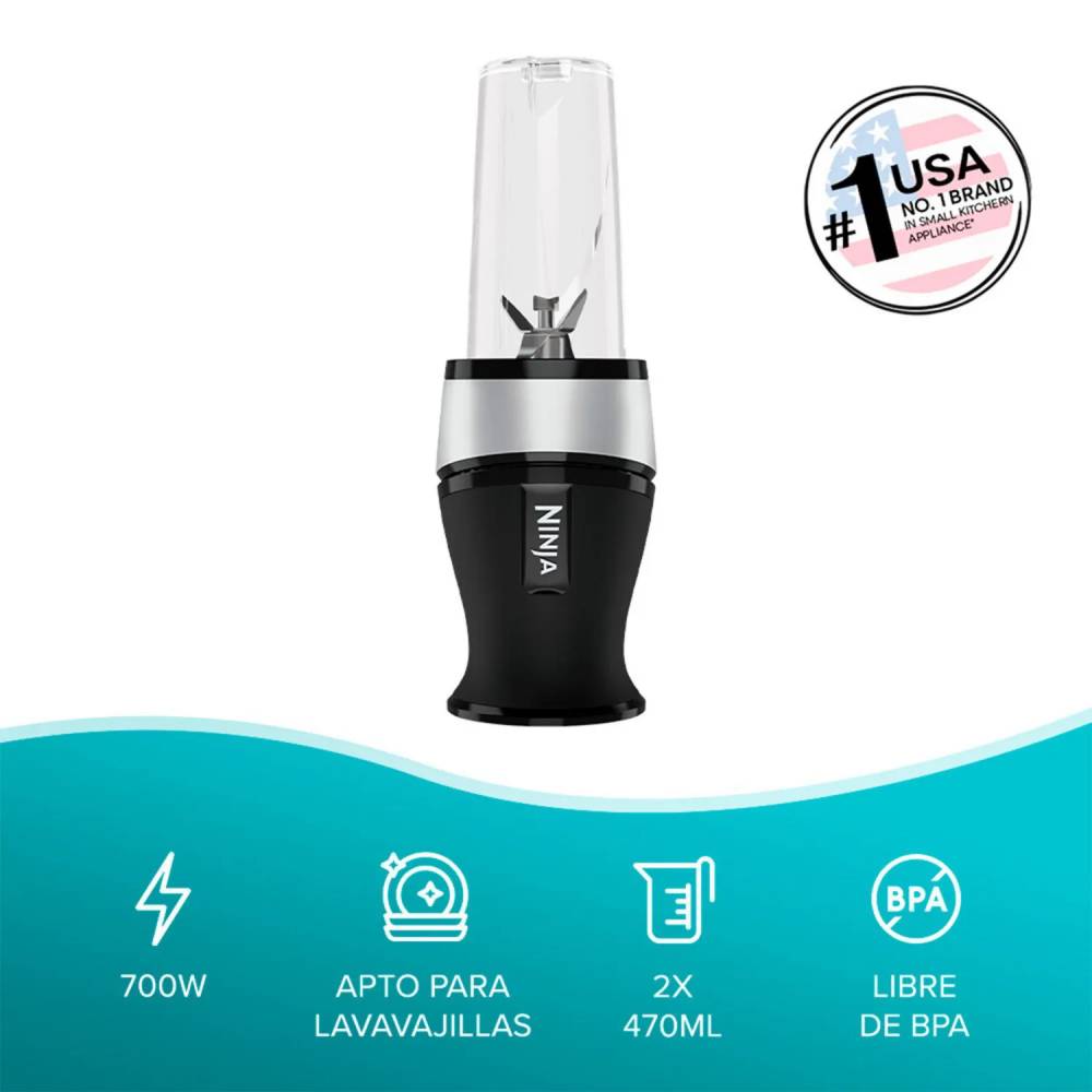 LICUADORA INDIVIDUAL NINJA 470ML 700W QB3001EU - 2