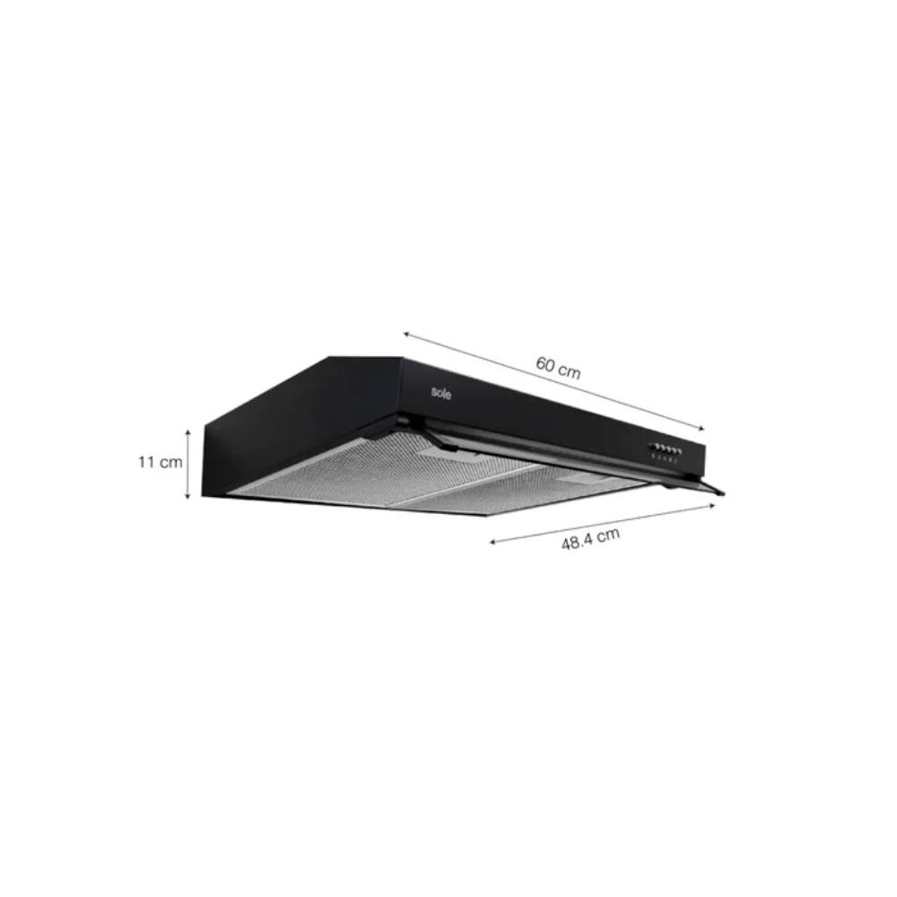 CAMPANA EXTRACTORA NYX SOLE 60CM  TURE96CO - 6