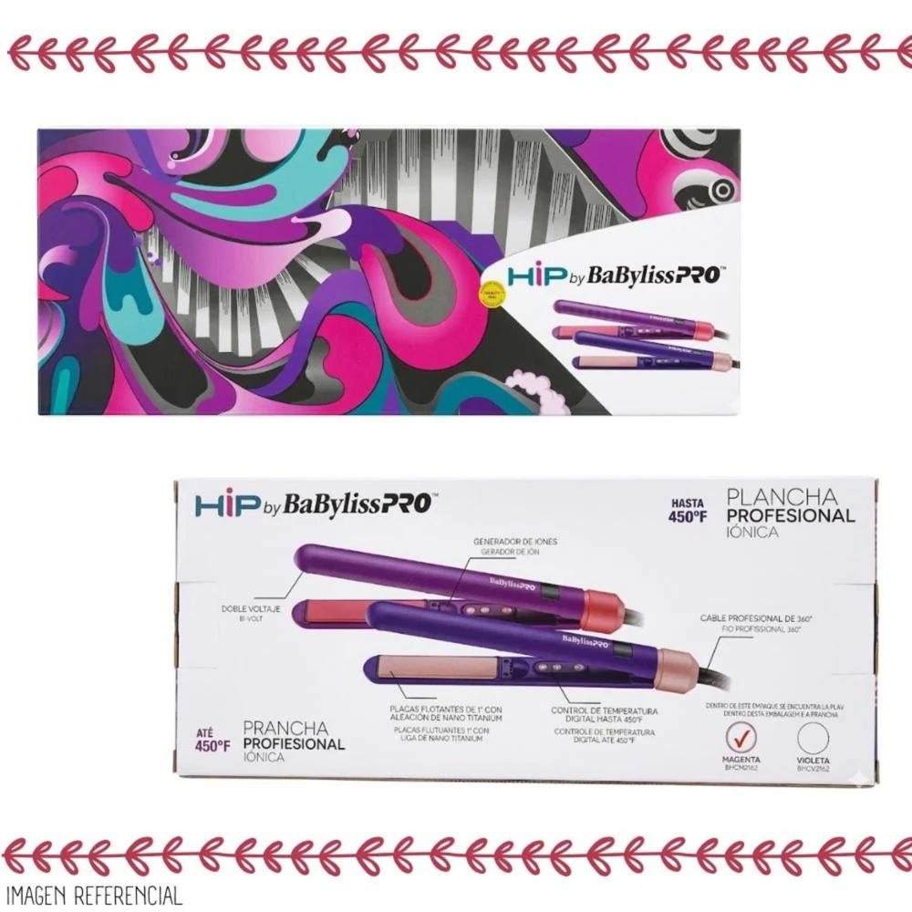 PLANCHA ALISADORA BABYLISSPRO HIP BY IÓNICA 1- MAGENTA - 4