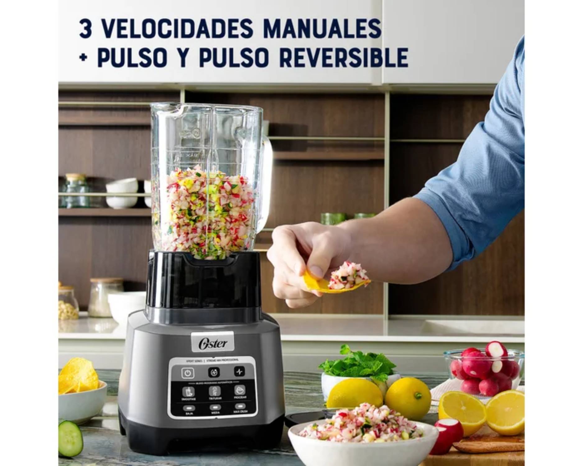 LICUADORA PROFESIONAL OSTER XTREME MIX BLSTXPGBW - 4