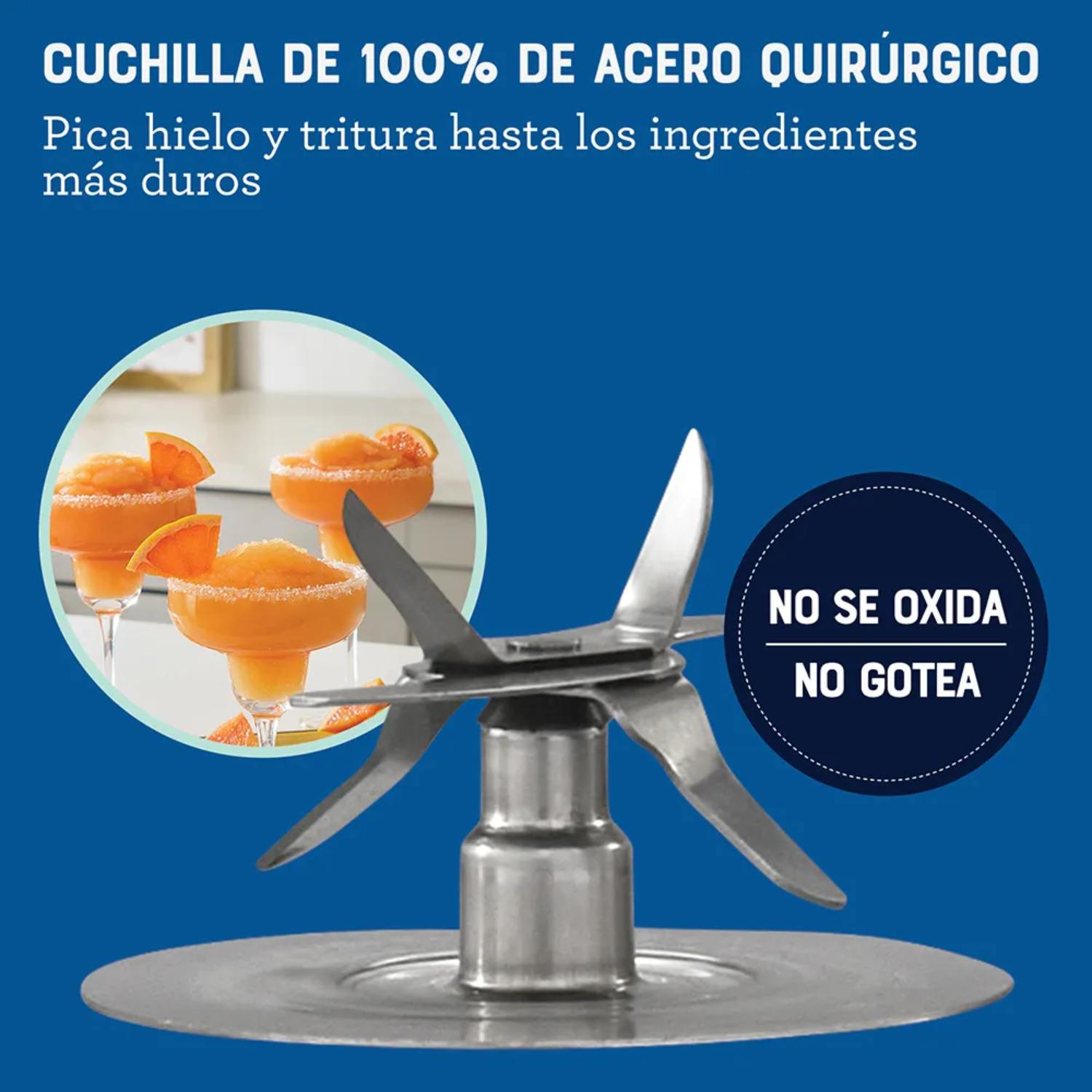 LICUADORA OSTER ROJA Y VASO BLEND N GO BLSTPYG1310RBG 1.5L - 8