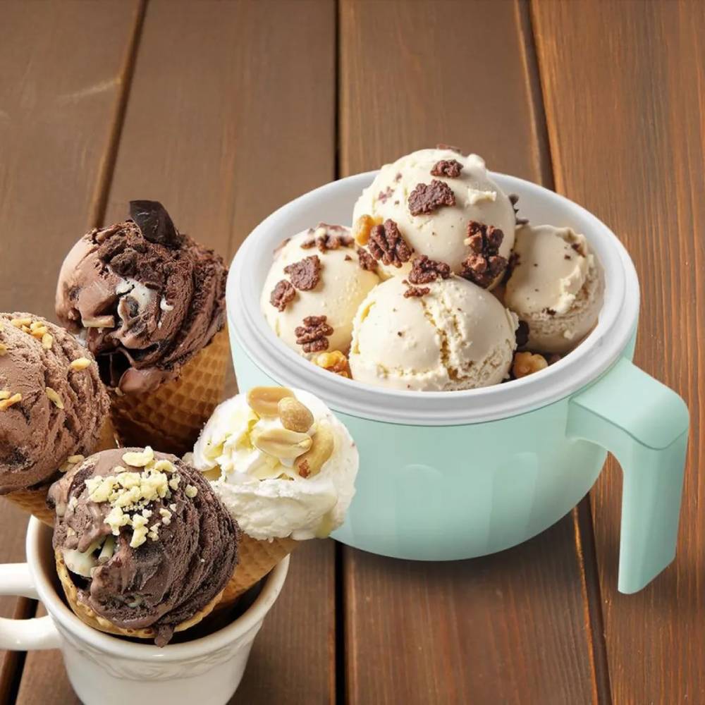 MÁQUINA DE HELADOS PORTÁTIL RECCO - VERDE - 5