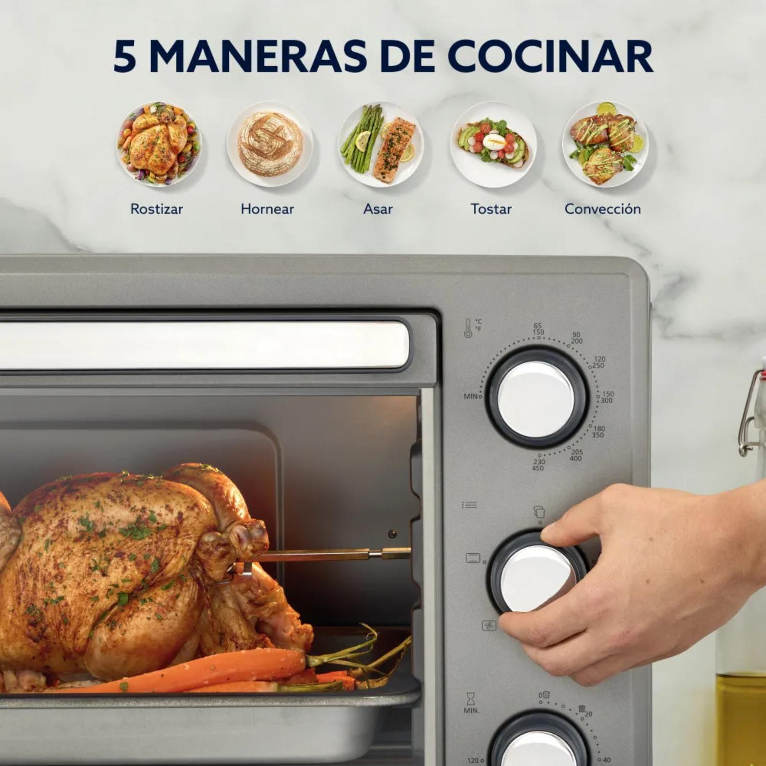 HORNO ELÉCTRICO OSTER - TSSTTV60MNS 60L - 5