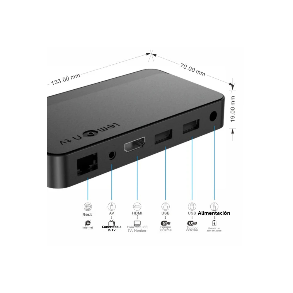 CONVERTIDOR DE TV A SMART TV ANDROID 12 4GB / 64 GB VERSIÓN 2026 - 2