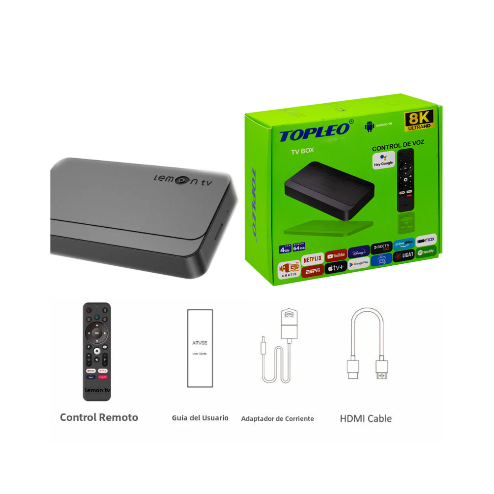 CONVERTIDOR DE TV A SMART TV ANDROID 12 4GB / 64 GB VERSIÓN 2026 - 5