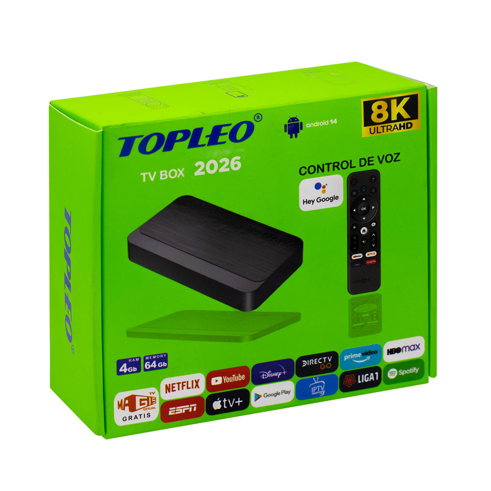 CONVERTIDOR DE TV A SMART TV ANDROID 12 4GB / 64 GB VERSIÓN 2026 - 8