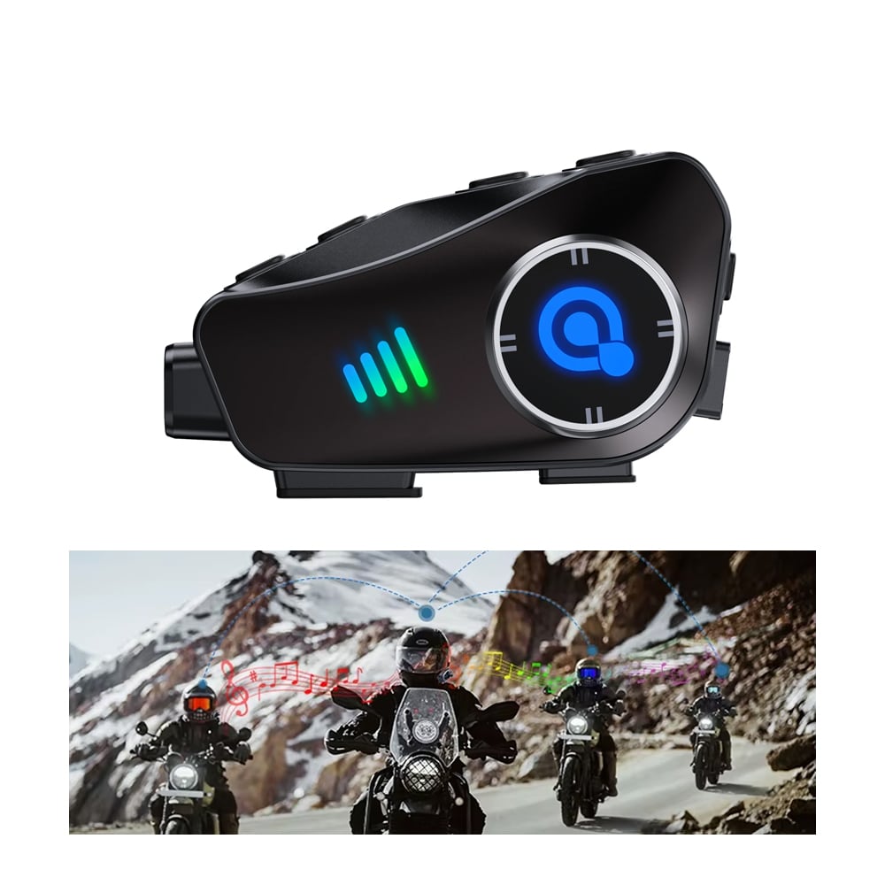 CÁMARA HD 1080 CON AURICULARES BLUETOOTH 5.3 PARA CASCO DE MOTO WIFI IPX6 MT-Q28 - 6