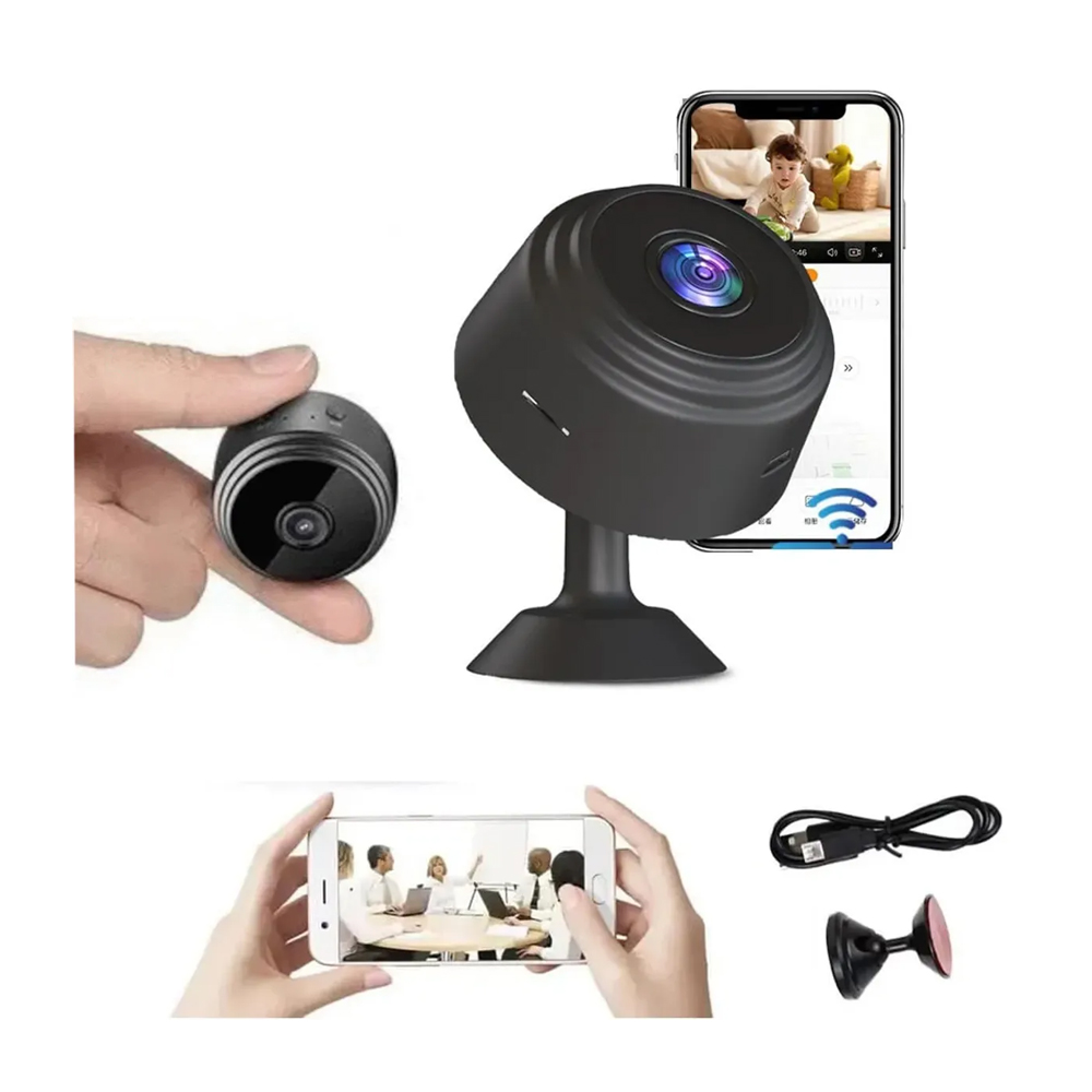 MINI CAMARA SEGURIDAD HD TIPO CÁMARA ESPÍA VIGILANCIA IP SENSOR - 2