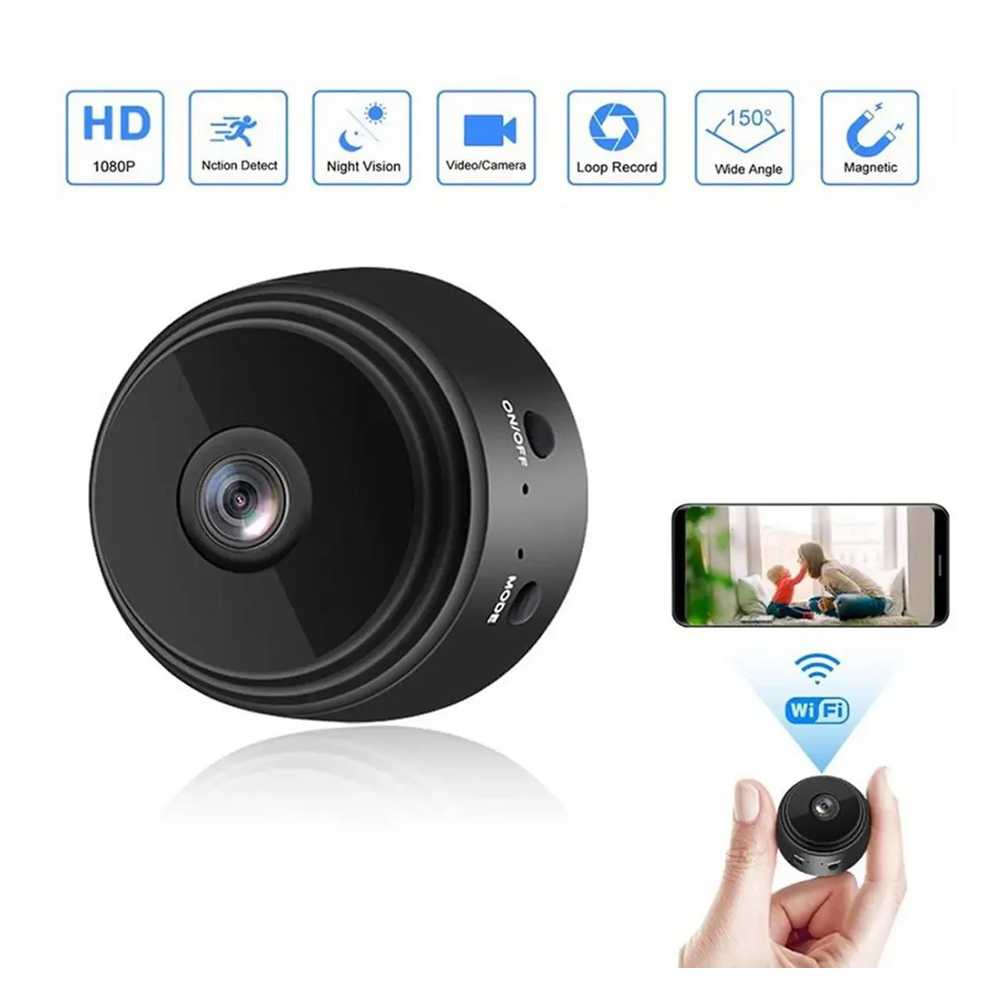 MINI CAMARA SEGURIDAD HD TIPO CÁMARA ESPÍA VIGILANCIA IP SENSOR - 6