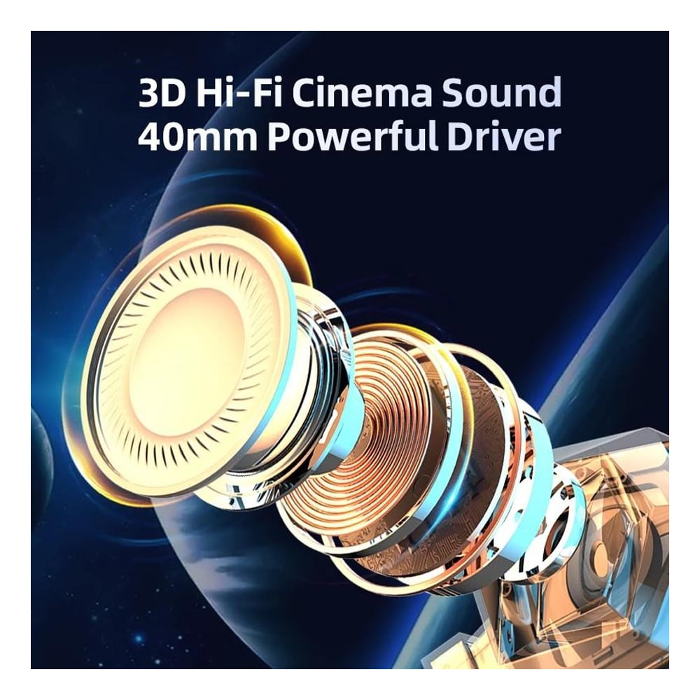 AUDÍFONOS GAMER ESPORTS CON MICRÓFONO INCORPORADO Y LED SONIDO ENVOLVENTE ESTÉREO HIFI USB - 3