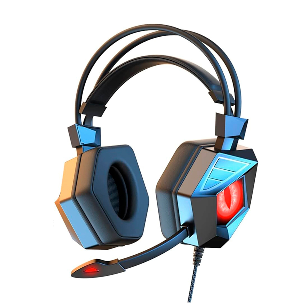 AUDÍFONOS GAMER ESPORTS CON MICRÓFONO INCORPORADO Y LED SONIDO ENVOLVENTE ESTÉREO HIFI USB - 8