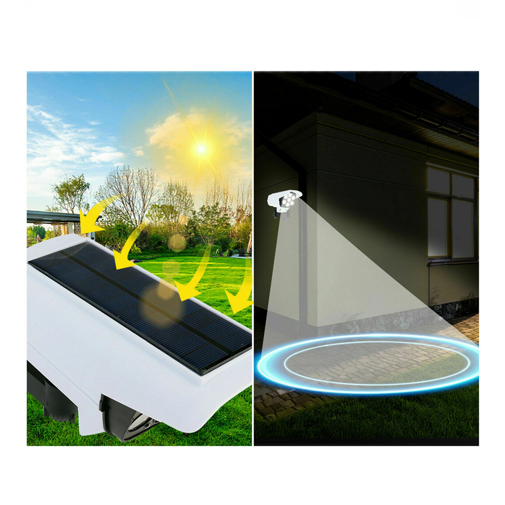 LÁMPARA SOLAR CON SENSOR DE MOVIMIENTO FORMA DE CÁMARA DE SEGURIDAD - 5