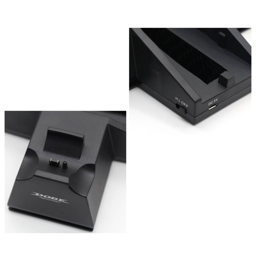 BASE DE CARGA SOPORTE DE CONSOLA Y VENTILADOR PARA PLAY STATION 4 PS4 - 3