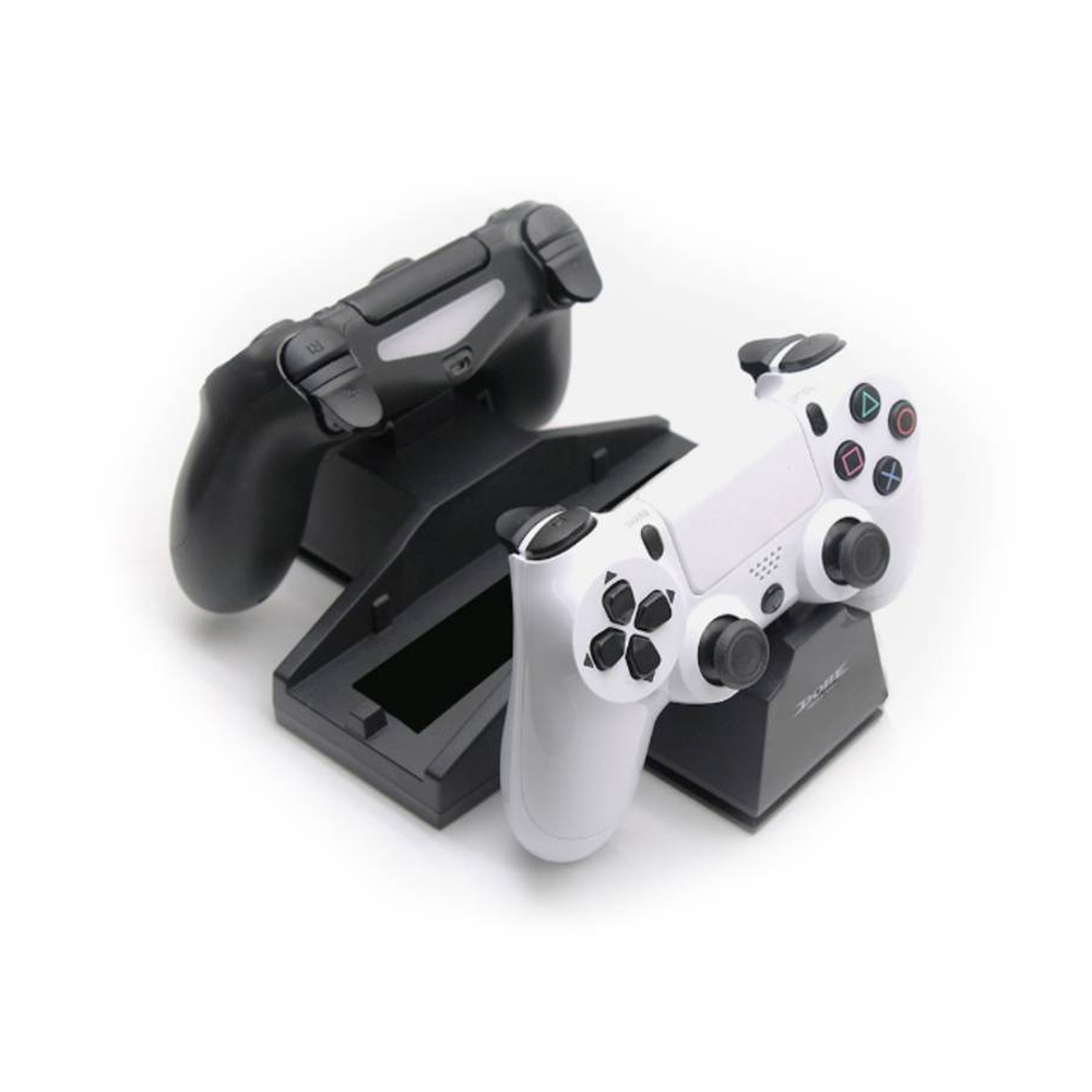 BASE DE CARGA SOPORTE DE CONSOLA Y VENTILADOR PARA PLAY STATION 4 PS4 - 4