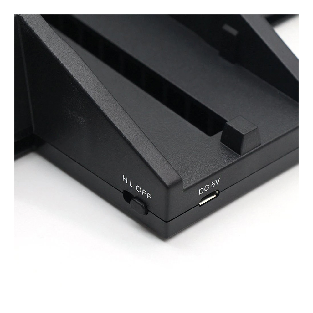 BASE DE CARGA SOPORTE DE CONSOLA Y VENTILADOR PARA PLAY STATION 4 PS4 - 6