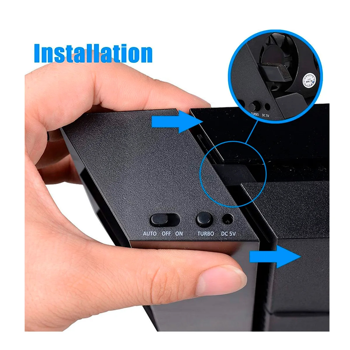 VENTILADOR ENFRIADOR PARA PLAYSTATION 4 FAT ENFRIADOR 5 VENTILADORES - COOLER PS4 FAT - 5