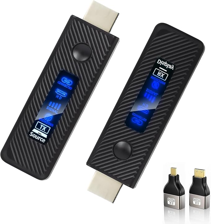 EXTENSOR HDMI INALÁMBRICO  FULL HD 1080P 60 HZ CON TRANSMISOR Y RECEPTOR DE HASTA 60M - 1