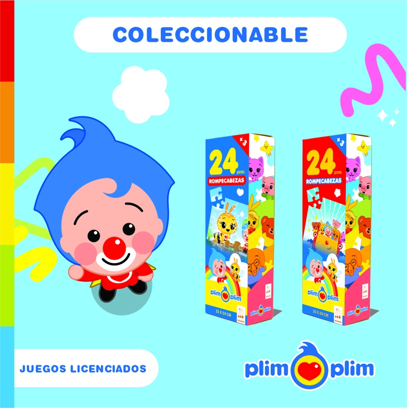 ROMPECABEZAS PACK DE PLIM PLIM - 6