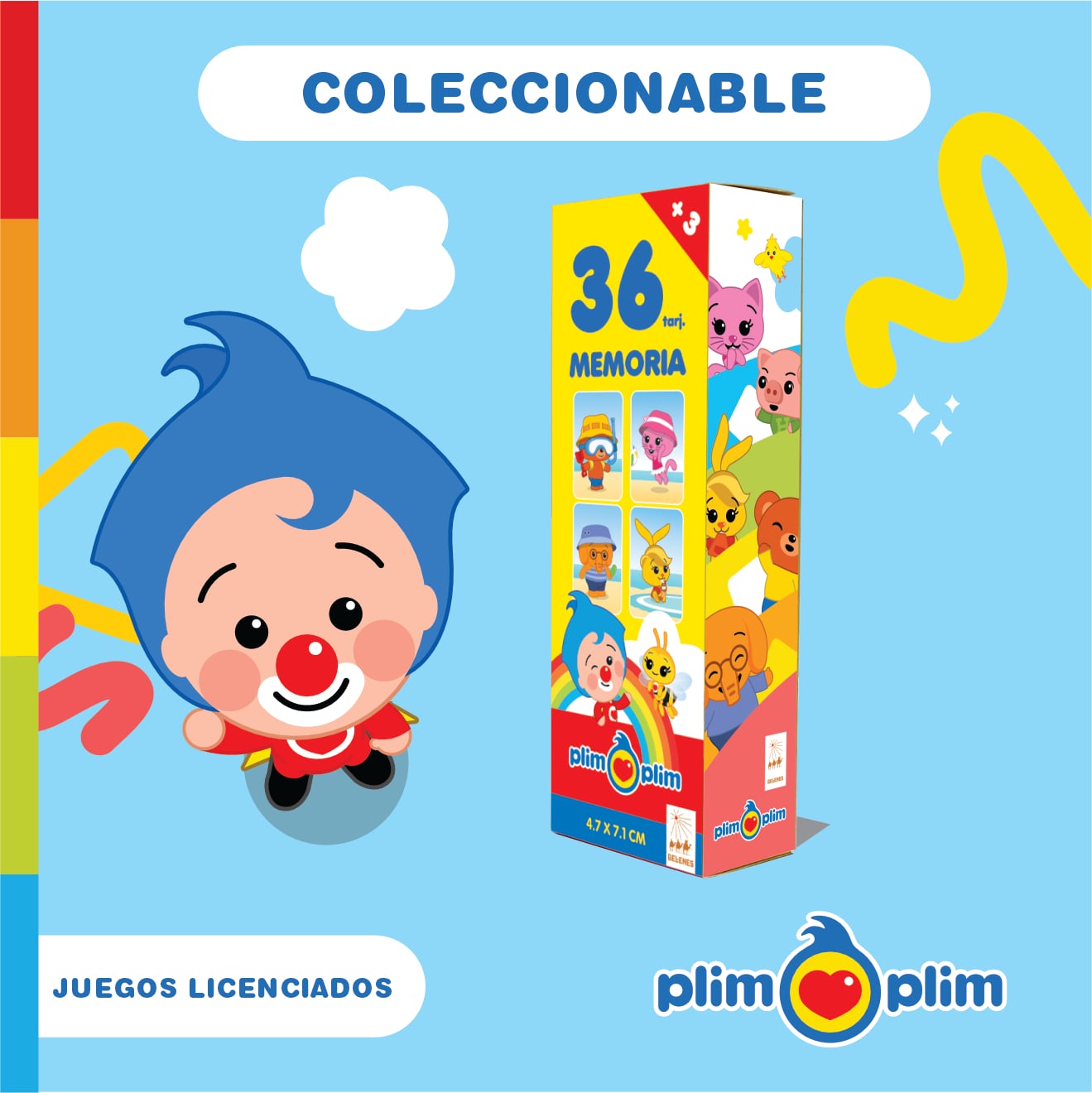 JUEGO DE MEMORIA PLIM PLIM - 4