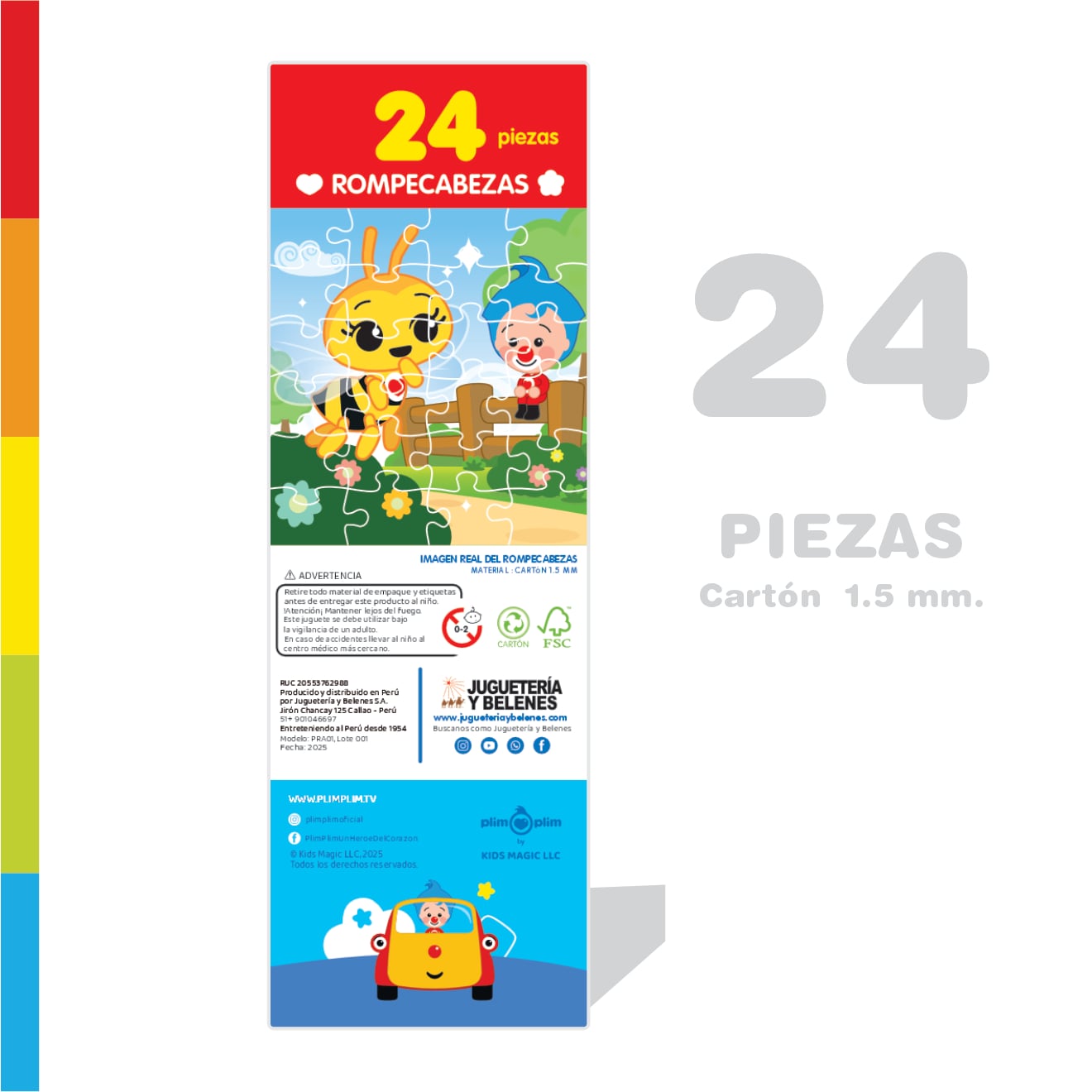 ROMPECABEZAS ABEJITA CHIQUITITA PLIM PLIM - 4