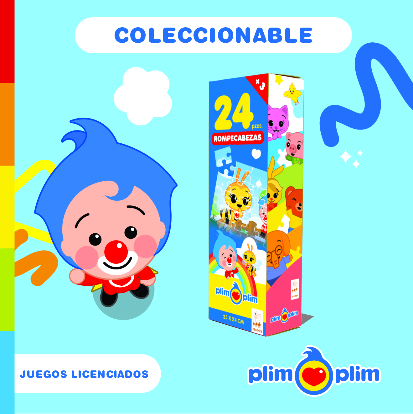 ROMPECABEZAS ABEJITA CHIQUITITA PLIM PLIM - 5
