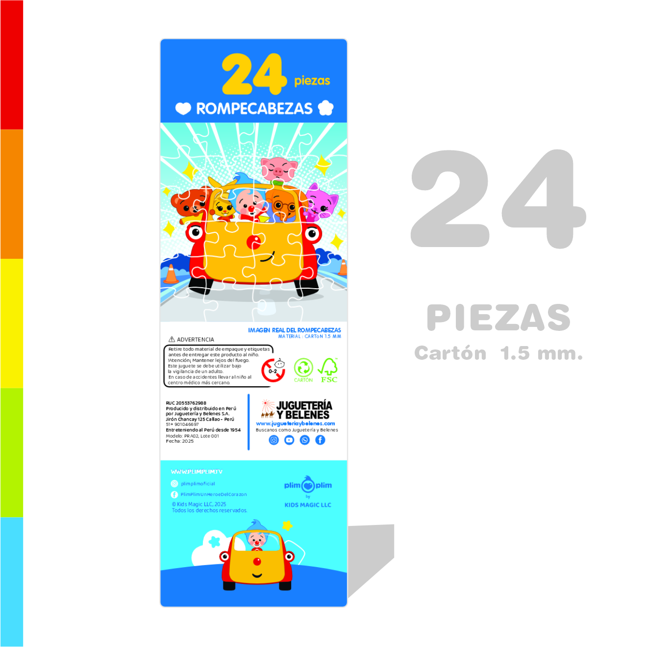 ROMPECABEZAS PERSONAJES PLIM PLIM - 5