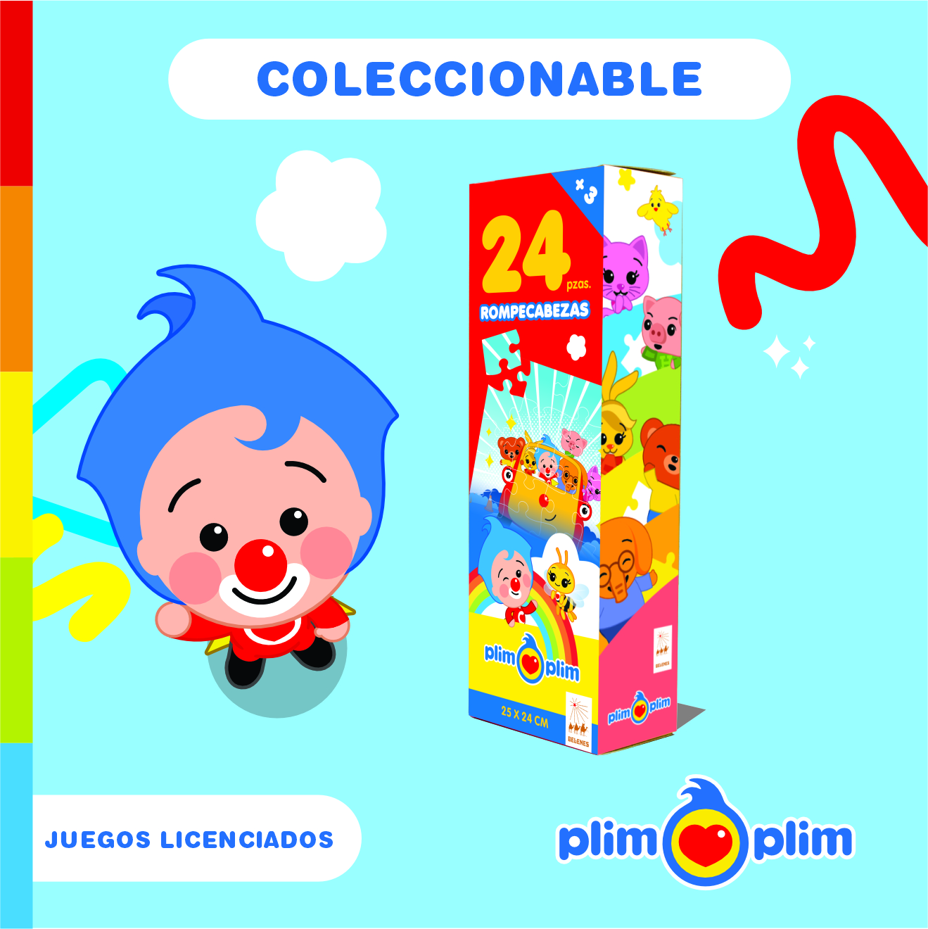 ROMPECABEZAS PERSONAJES PLIM PLIM - 6