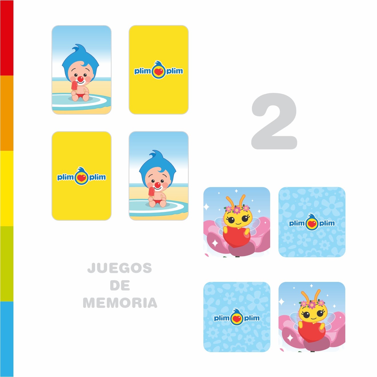 JUEGOS DE MEMORIA PACK DE PLIM PLIM - 2