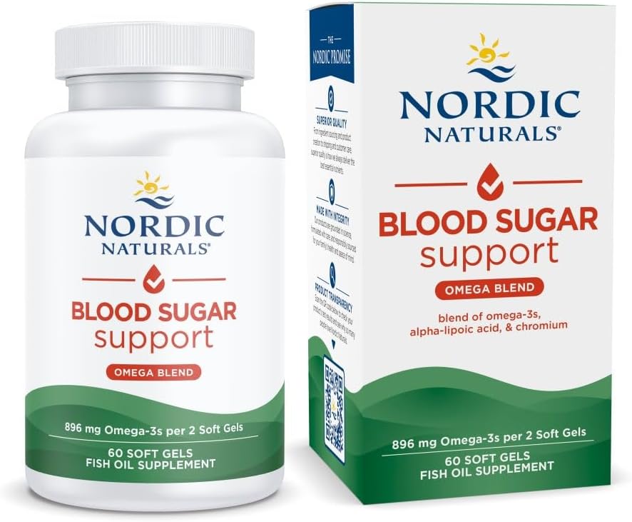 NORDIC NATURALS BLOOD SUGAR SUPPORT – 60 SOFTGELS - 2