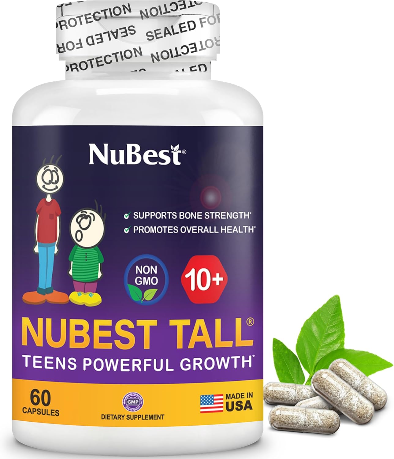 NUBEST FORMULA DE FUERZA OSEA PARA MAYORES DE 10 AÑOS CON CALCIO D3 K2 60 CAPSULAS - 2