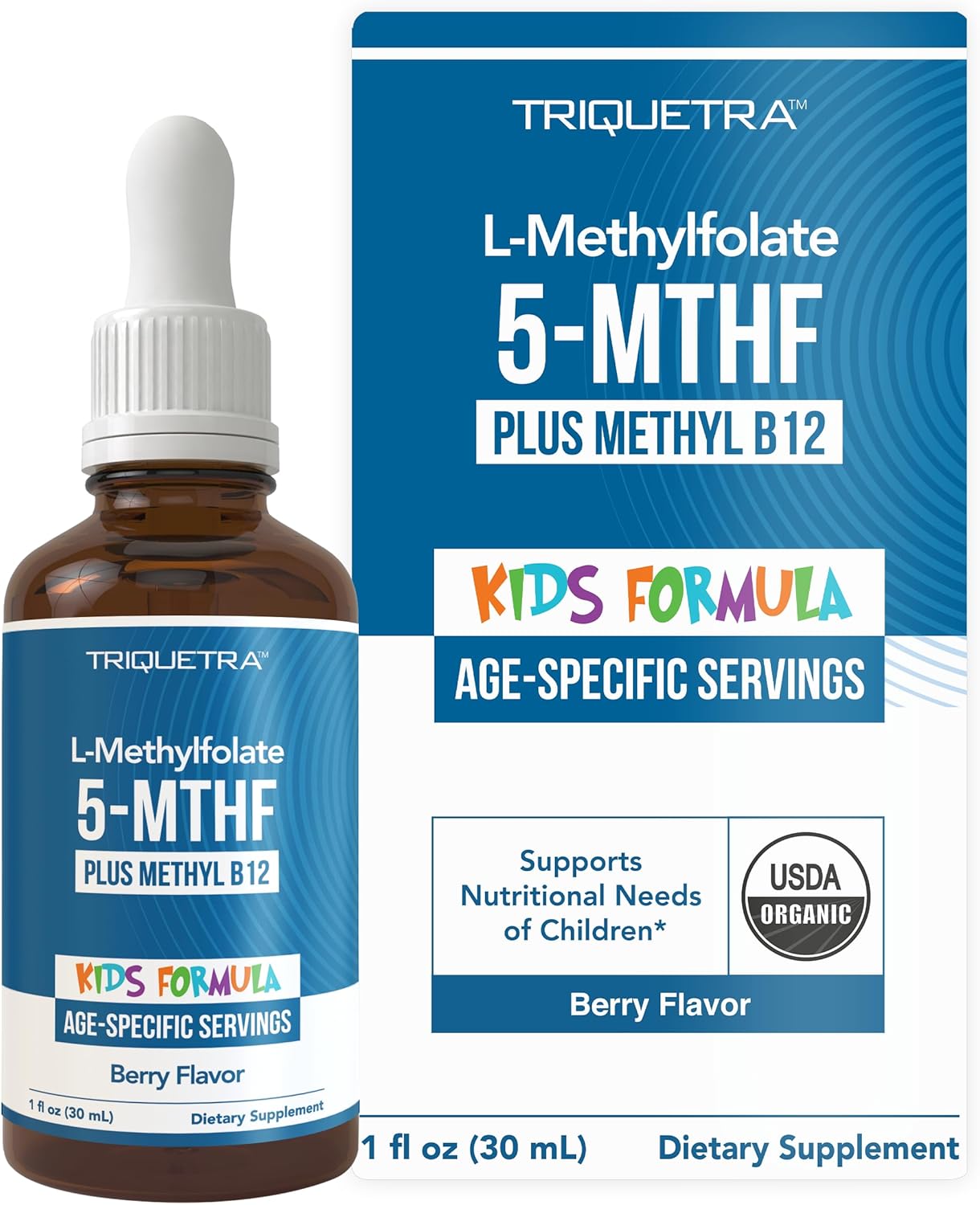 ORGANIC KIDS L-METILFOLATO + METIL B12 COFACTOR - MTHFR FORMA SUBLINGUAL - 5-MTHF, FORMA SUPERIOR DE FOLATO - DOSIFICACIÓN AJUSTA - 1