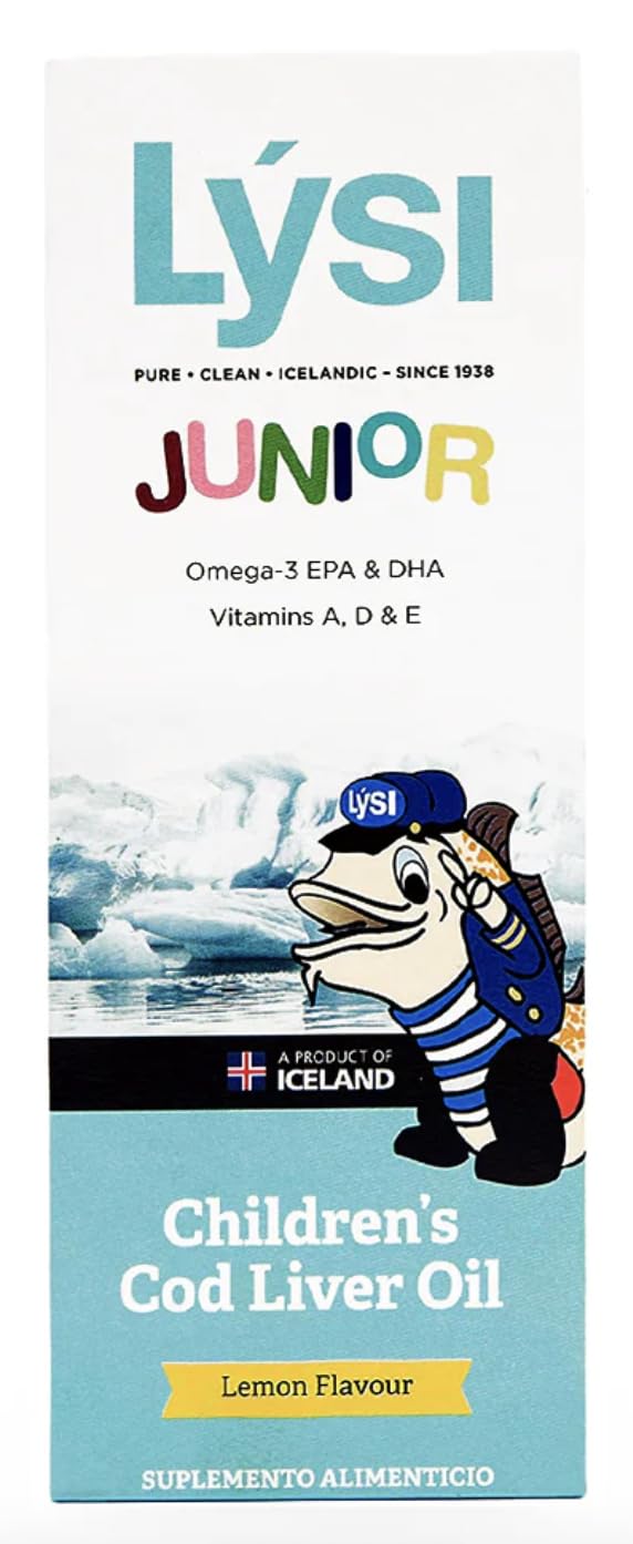 LÝSI JUNIOR CHILDREN'S COD LIVER OIL LEMON – ACEITE DE HÍGADO DE BACALAO PARA NIÑOS - 2