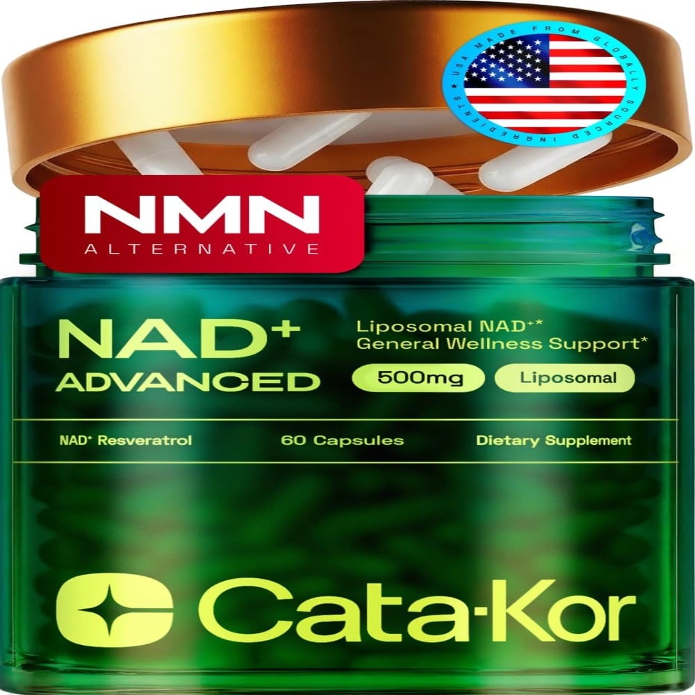 SUPLEMENTO LIPOSOMAL DE NAD CON RESVERATROL - ALTERNATIVA AL SUPLEMENTO NMN - PROBADO POR TERCEROS - SUMINISTRO DE 30 DÍAS - RESV - 1