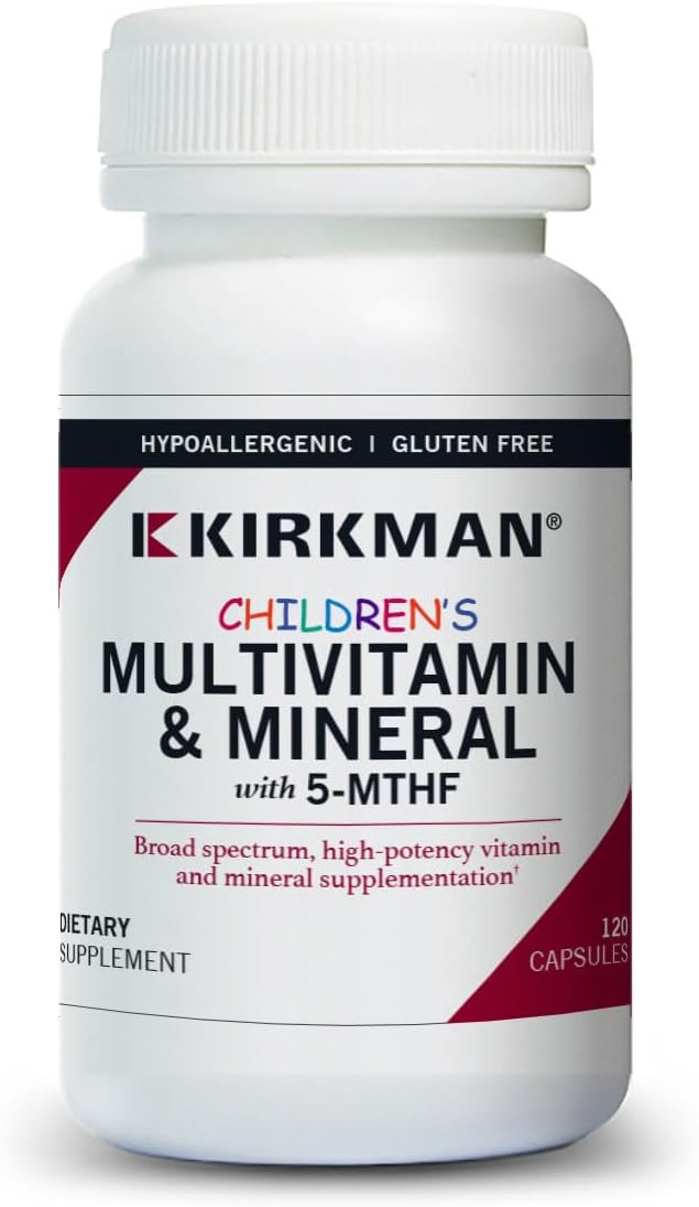 KIRKMAN CHILDREN'S MULTIVITAMIN Y MINERAL CON 5-MTHF – NUTRICIÓN INTEGRAL PARA EL DESARROLLO INFANTIL - 1