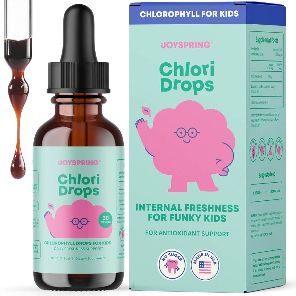 JOYSPRING CHLORI DROPS FOR KIDS – CLOROFILA LÍQUIDA PARA NIÑOS - 1