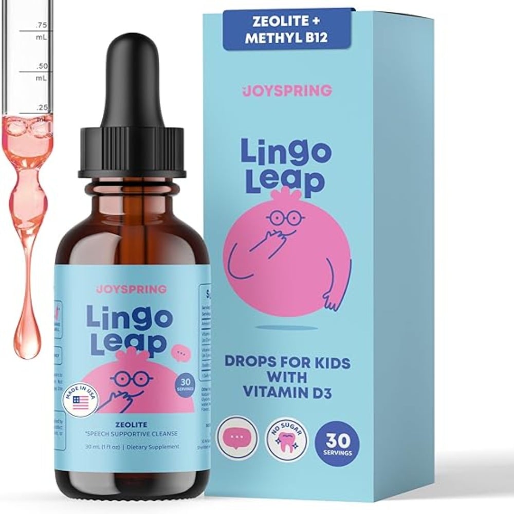 JOYSPRING LINGOLEAP KIDS ZEOLITE DROPS WITH B12 AND D3 - 1