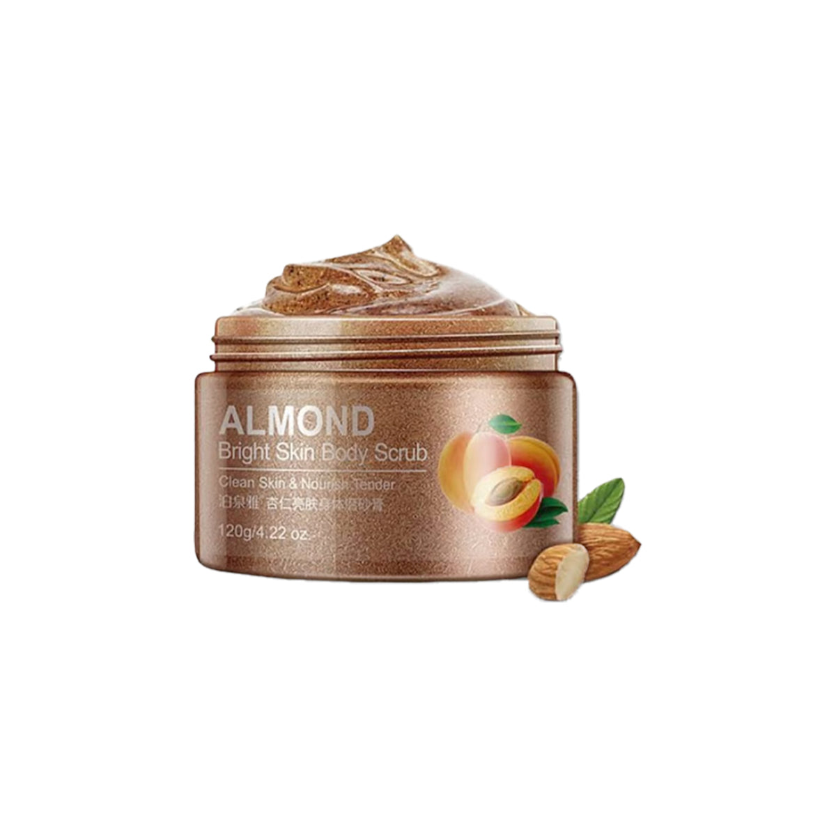 ALMOND BRIGHT SKIN BODY SCRUB 120GR - BIOAQUA - 1