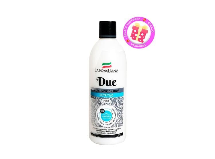 REACONDICIONADOR DUE-POS 500GR - LA BRASILIANA + REGALO - 1