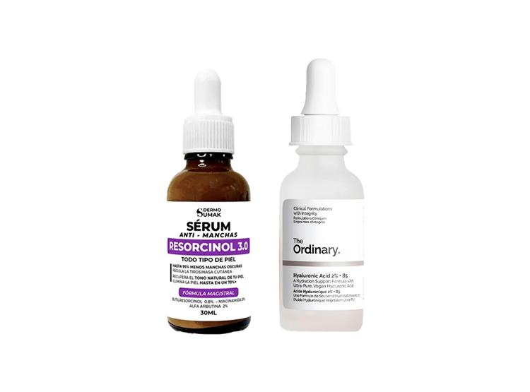 SÉRUM RESORCINOL 3.0 30ML + HYALURONIC ACID 2% B5 THE ORDINARY 30ML - 1