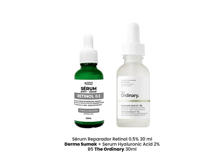 SÉRUM REPARADOR RETINOL 0.5% 30ML + HYALURONIC ACID 2% B5 TO 30ML - 2