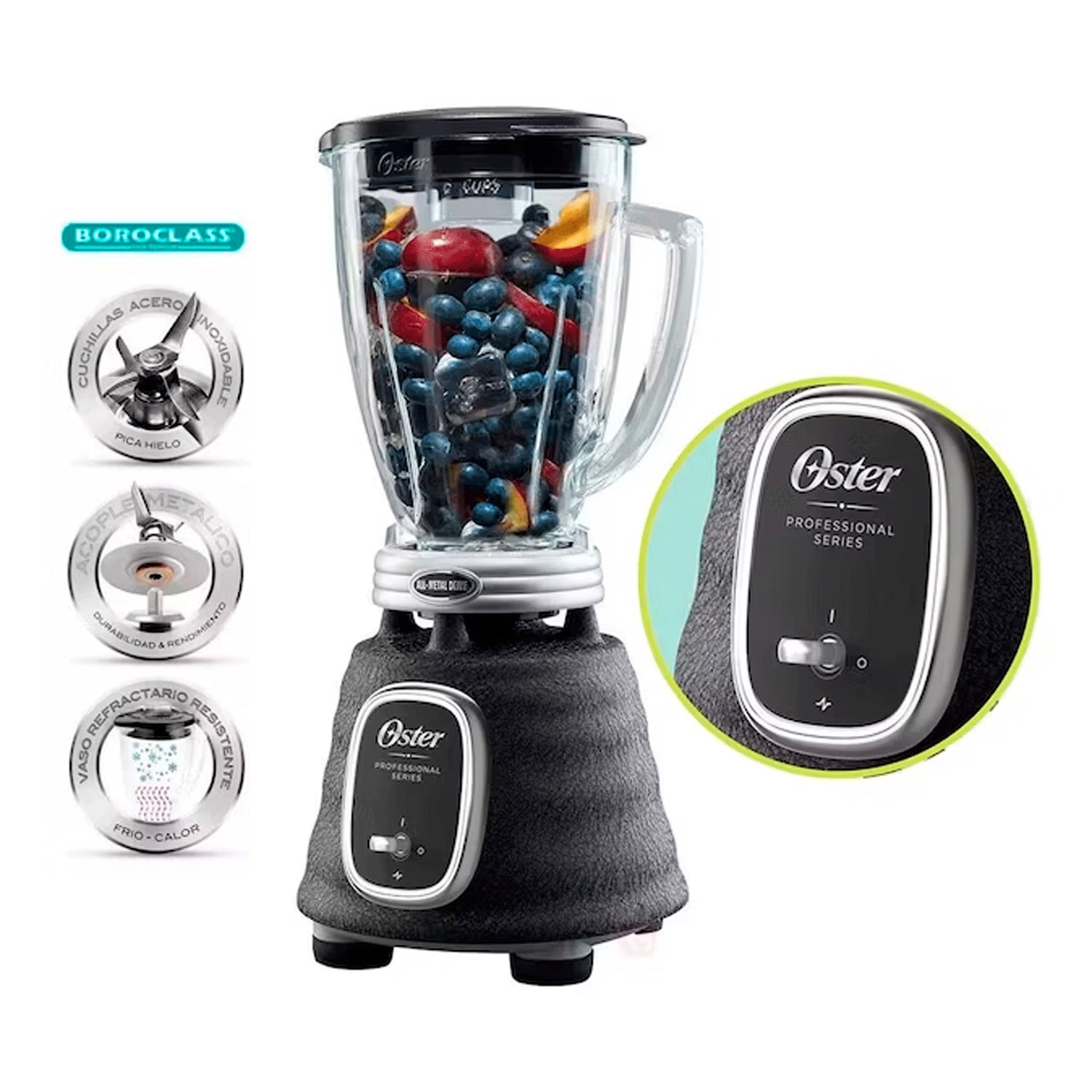 LICUADORA OSTER BLSTBPST SERIE PROFESIONAL 700W NEGRO - 1