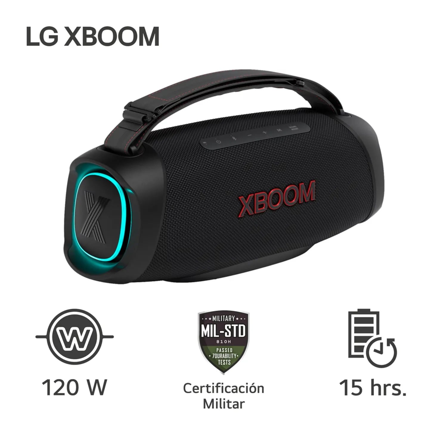 PARLANTE LG XBOOM GO XG8T 120W BLUETOOTH IP67 - 1