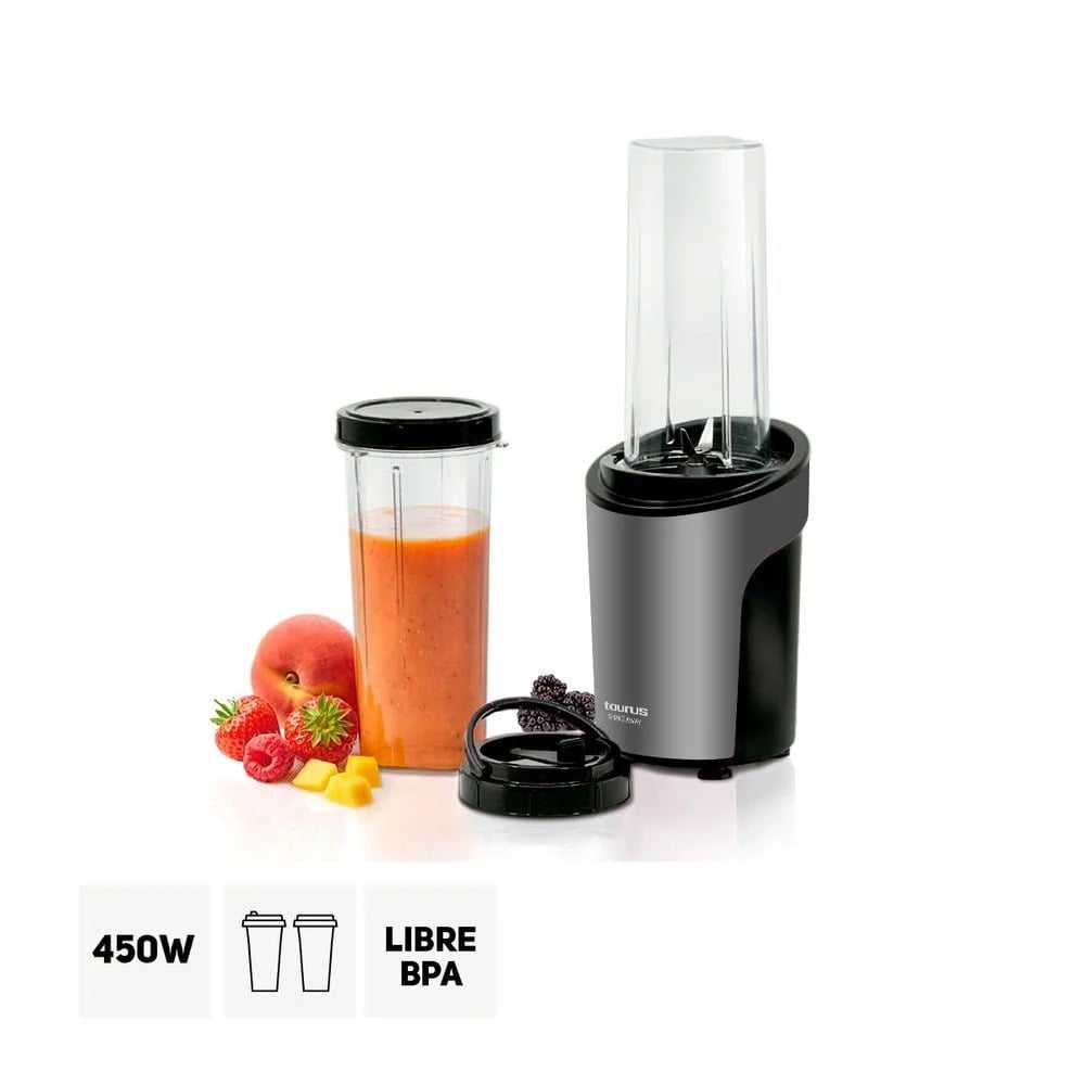 LICUADORA TAURUS SHAKE AWAY 2.0 GRIS 0.6L - 1