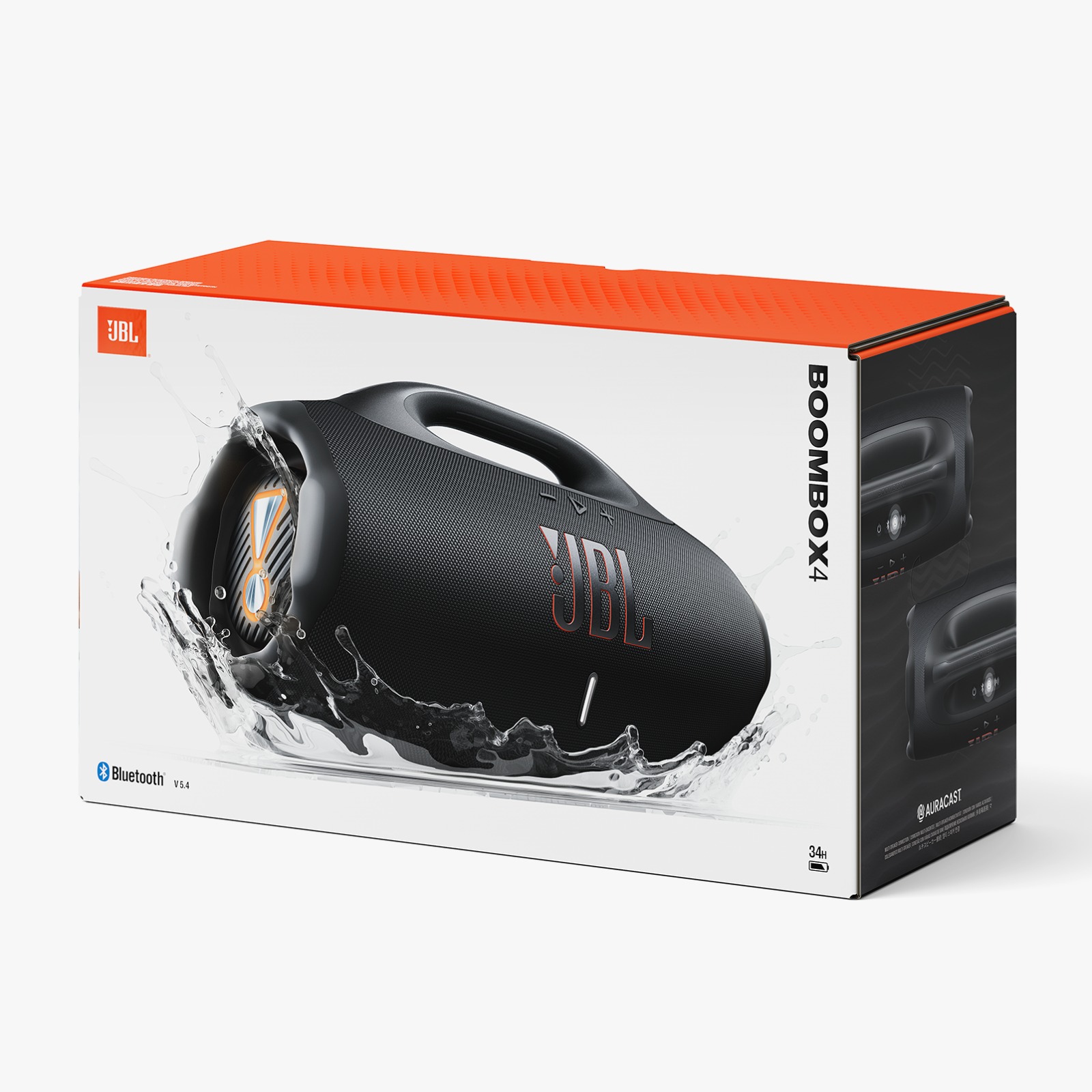 PARLANTE INALÁMBRICO JBL BLUETOOTH IP68 BOOMBOX 4 28H 210W NEGRO - 2